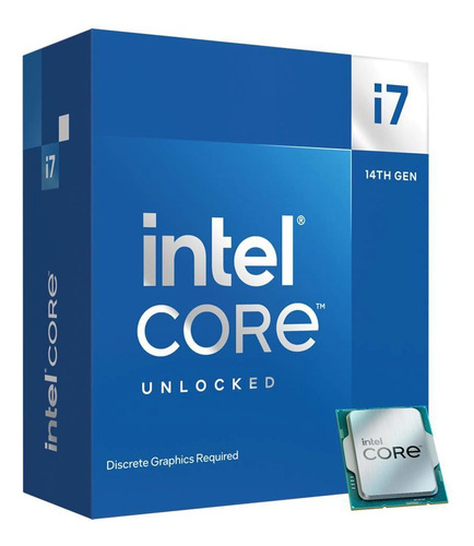 Procesador Intel Core I7 14700kf, 33mb Cache, Lga 1700 