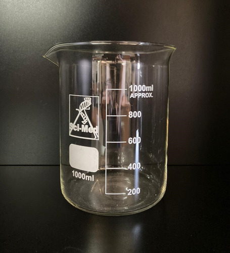 Beaker, Vaso Precipitado Borosilicato 1000 Ml Sci-med