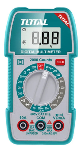 Multimetro Multitester Digital Total Tmt5360011