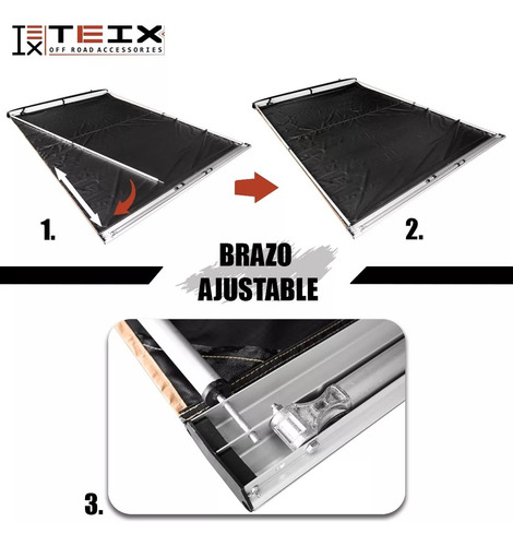 Carpa Lateral Teix Offroad 3.12x2x2mts Para Suzuki Jimny