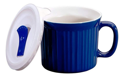 Corningware - Taza De Comida De 20 Onzas Con Tapa Ventilada