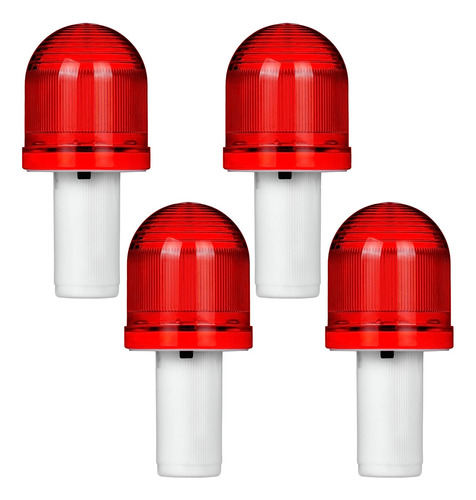 4-pack Traffic And Safety Cone Flashing Lights - High Visibi