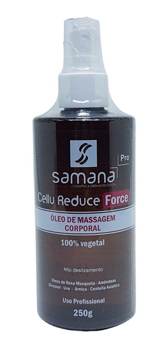 Cellu Reduce Force - Óleo De Massagem Corporal 250ml Samana