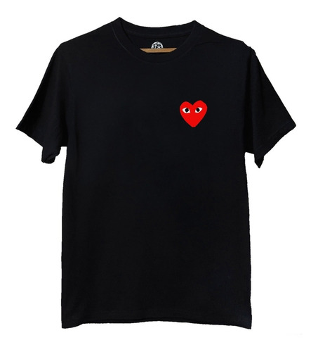 Playera 100% Algodón Con Estampado Comme Des Garcons