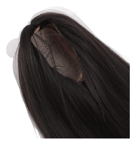 Peluca Negra Con Forma De Bola, 1/4 Pulgadas, Para Muñeca De