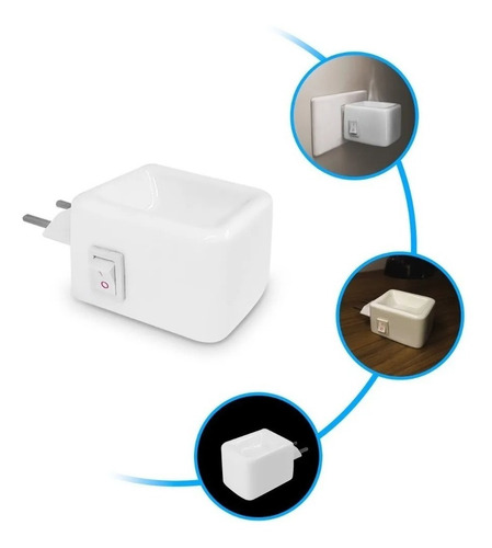 Difusor Elétrico Porcelana 127/220V Aromaterapia Óleo Essencial 127/220v 1 unidade