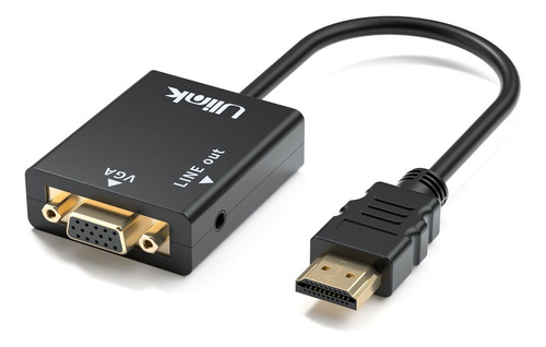 Conversor De Video Hdmi A Vga + Audio, 1080p. Boleta/factura