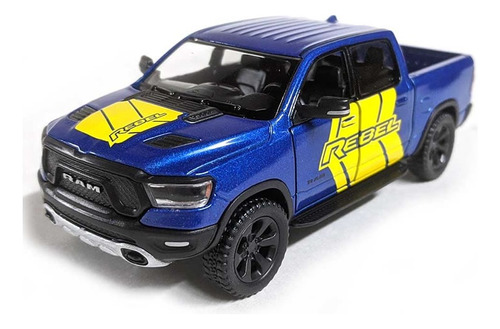 Carro Metálico Ram 1500 Policia Escala 1:48 12.5 Cm