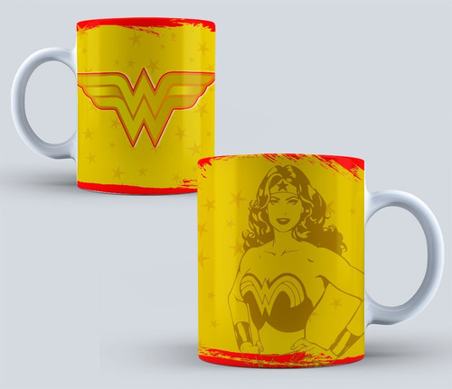 Taza Personalizada Colección Superheroes 03  ( Mujer
