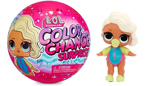 Muñeca Lol Surprise Color Change 7 Sorpresas- Original Nueva