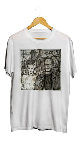 Playera Frankenstein Dracula Monstruos Diseño 27 Beloma