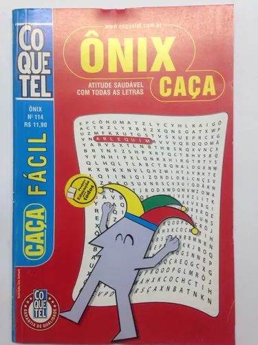 Kit 10 Livros de Passatempos Coquetel Ônix Caça Palavras, Magalu Empresas