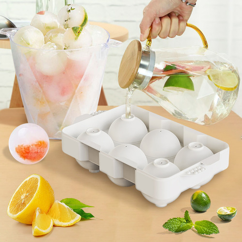 Molde Esférico Para Hielo De Whisky Para Cócteles, Grande, F