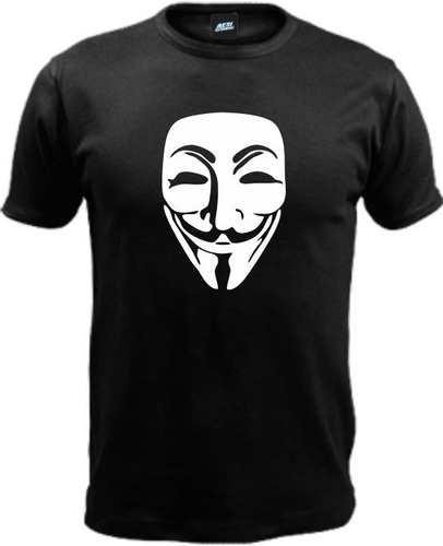 Remera Estampada Anonimous