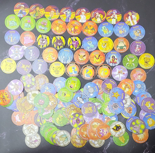 Tazos Pokemon Primera Generación 5 Unidades (Usado)