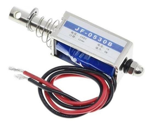 Jf-0530b 6v Electroimán Solenoide 10mm 5n Push Pull