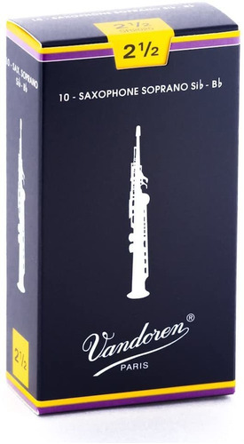 Vandoren Sr2025 - Cañas Para Saxofón Soprano (2,5 Unidades,