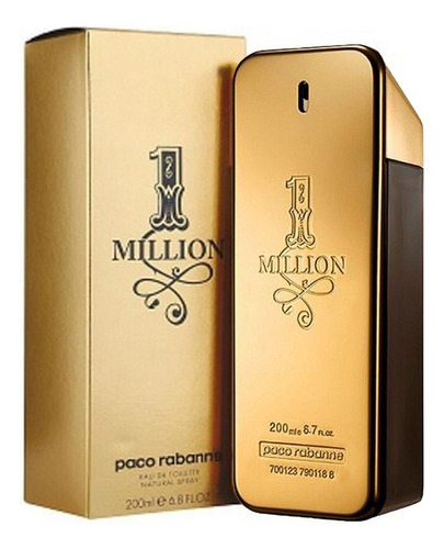 Paco Rabanne One Million 200 Ml. Edt. Ho - mL a $15