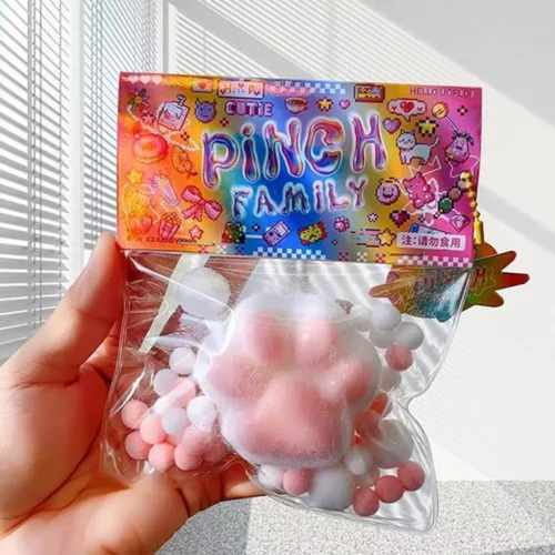 Mrwj 2 Unidades Footprint Cat Claw Squishy Original Soft