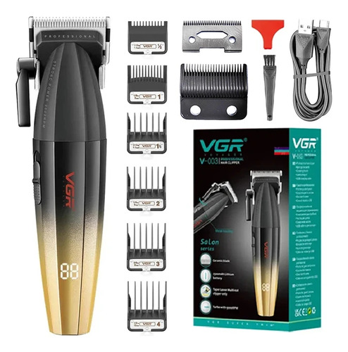 Máquina Cortadora De Cabello Vgr003 Profesional Hair Clipper