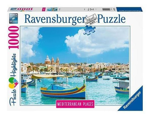 Puzzle Malta Mediterránea - 1000 Piezas