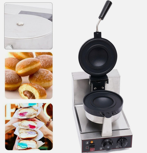 Maquina Gofre Waffle Hamburguesa Panini Comida Rapida 1000w