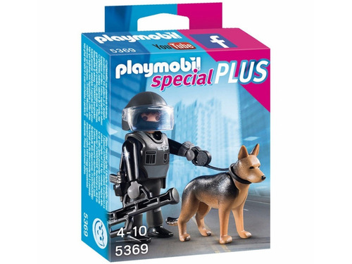 Playmobil Special Plus 5369 Policia Con Perro Mundo Manias