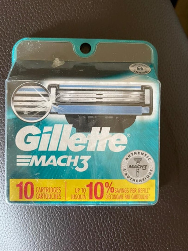 Imagen 1 de 2 de Gillette Mach 3 (10 Repuestos)