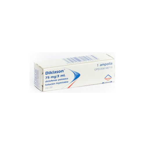 Diklason  75 Mg / 3 Ml Solución Inyectable