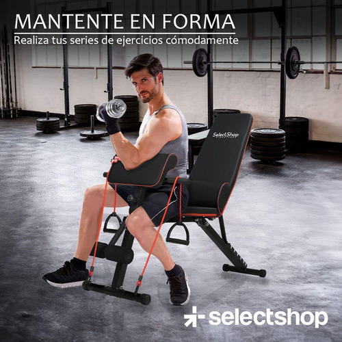 Banco De Pesas Ajustable Para Entrenamiento En Casa