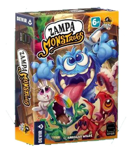 Zampa Monstruos - Juego De Mesa En Español - Devir