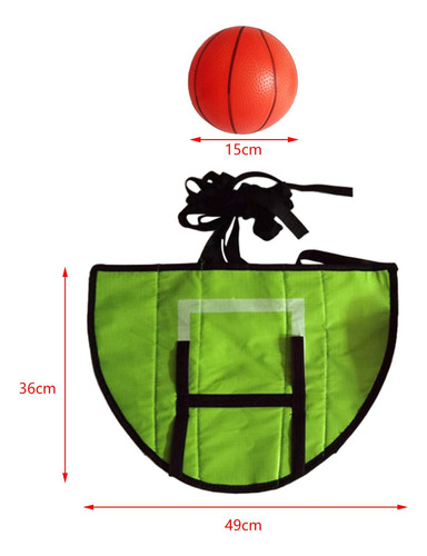 Mini Aro De Baloncesto Para Trampolín, Con 1 Uds Bolas
