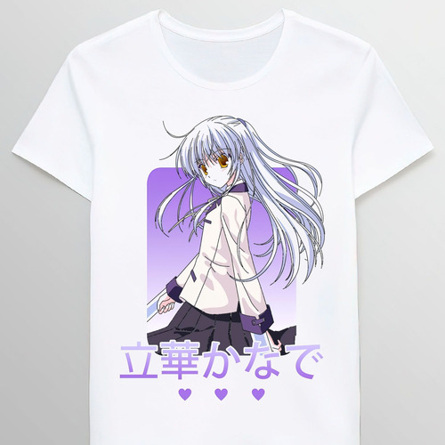 Remera Angel Beats Kanade Tachibana 55977534