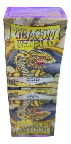 Dragon Shield Standard Sleeve -matte Gold-