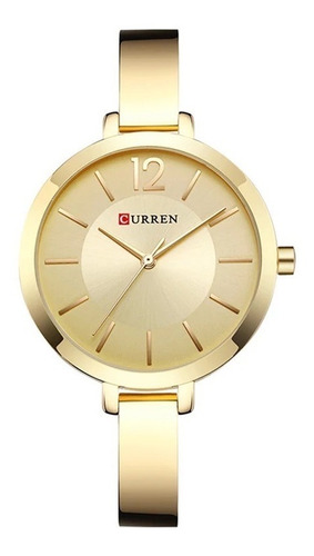 Reloj Para Mujer Curren 9012 Acero Resistente Al Agua