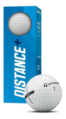 Buke Golf - Pelota Taylormade Distance+ Blanca X3