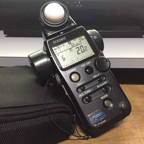 Fotômetro Sekonic L-758 Cine - Canon Nikon Sony