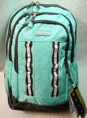 Mochila Eastsport Unisex Pinnacle Sport Para Portátil De 19' Color Agua Diseño De La Tela Poliéster