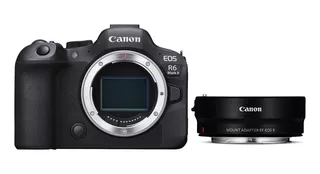 Canon Eos R6 Mark Ii Corpo + Adaptador Canon Ef-eos R - Nfe