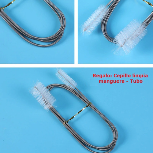 Tubo Manguera Universal Cpap, Apap Mas Cepillo Limpia Tubos
