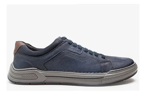 comprar Sapatenis Masculino Democrata Denim Rave Couro Legitimo