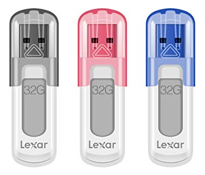 Memoria Flash Usb 3.0 Lexar Jumpdrive V100 De 32 Gb, Paquete