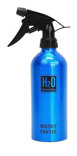 Mojador De Pelo H2o Aluminio Azul Peluquería Barberia 500ml