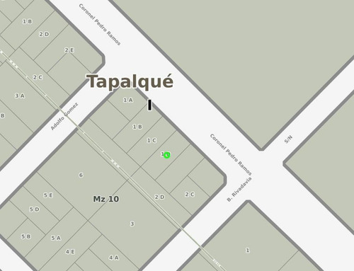 Terreno En Venta - 376mts2 - Tapalqué