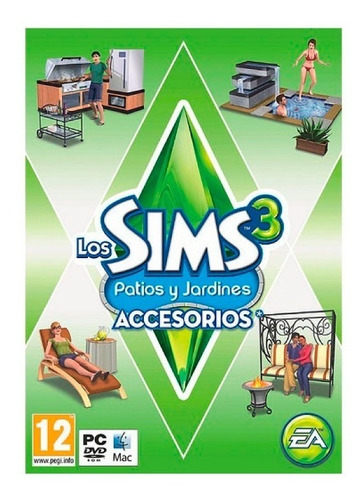 Los Sims 3 Parques Y Jardines Juego Pc Original Fisico