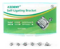 Comprar Brackets Autoligado Azdent 0.022 Hooks 3-4-5 Ortodoncia