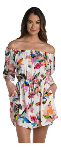 La Blanca Vestido De Bao Para Mujer, Multi//paradise City, S