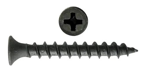 Tornillo Autoperforante Tel Madera 6x3/4 Negro X 15000 Und