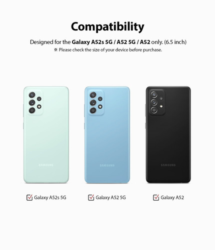 Imagen 3 de 4 de Vidrio Templado Para Samsung A52/ A52s 5g Full Cover Ringke