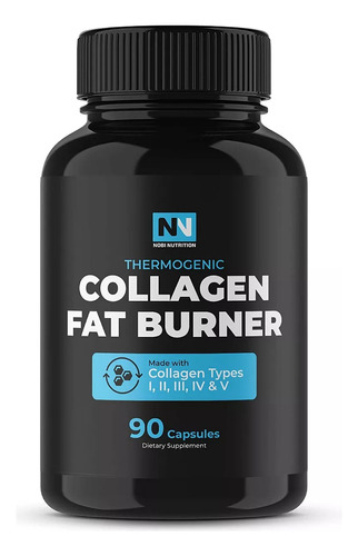 Nobi Collagen Fat Burner Quemador De Grasa 90 Caps Sfn